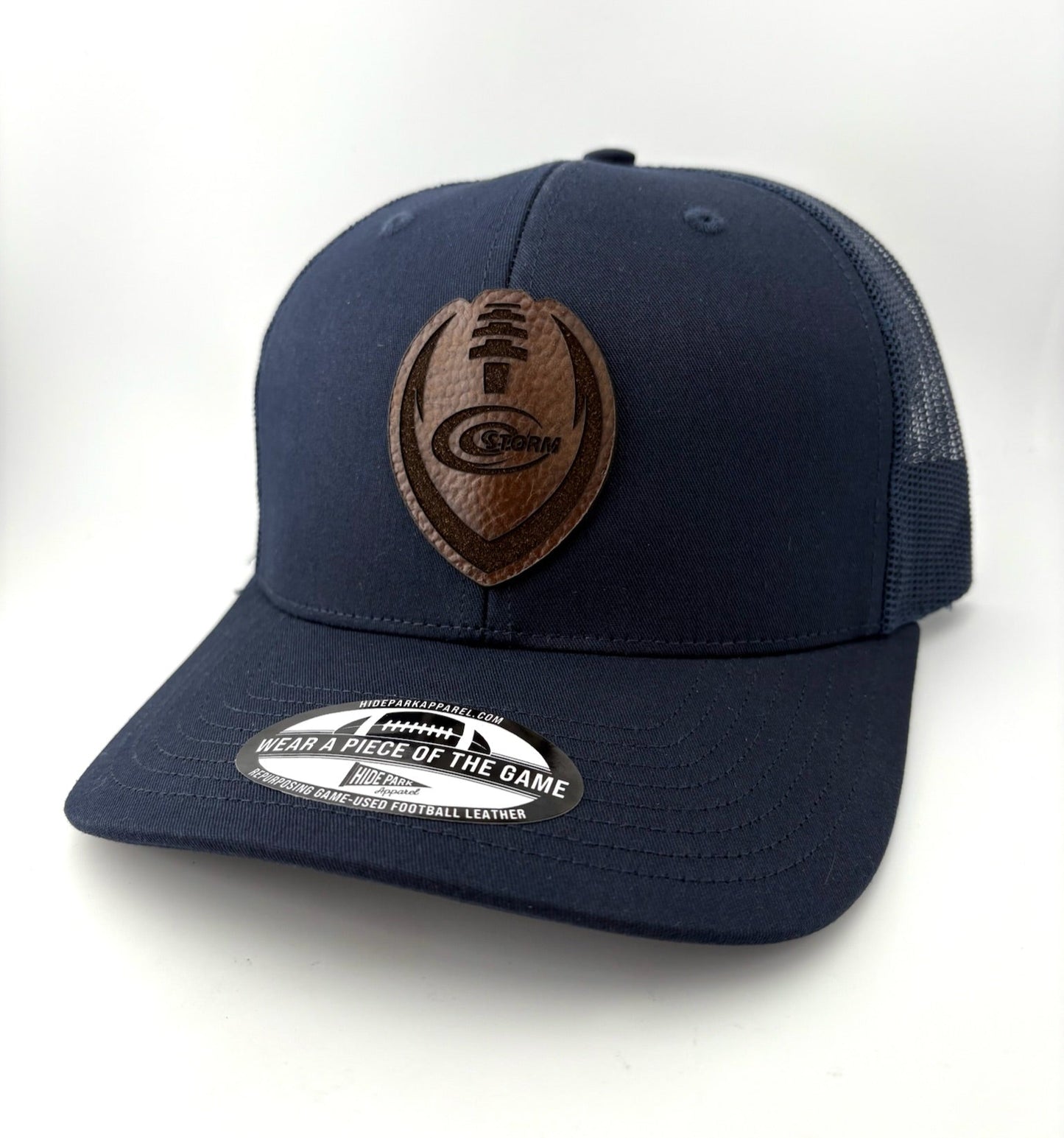 ES Football Storm Hat | Made from Game-used Football Leather | 3 hat styles available!