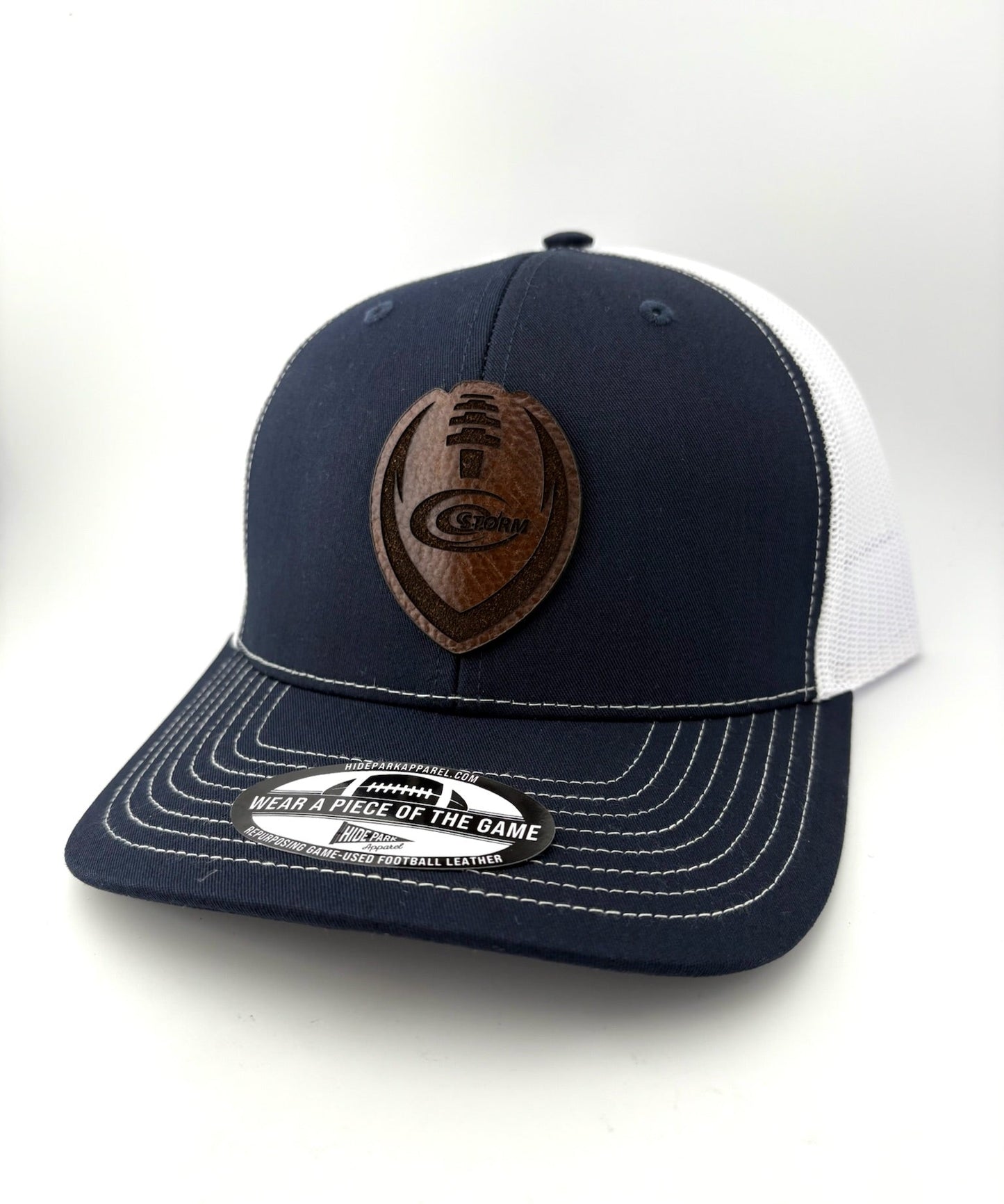 ES Football Storm Hat | Made from Game-used Football Leather | 3 hat styles available!