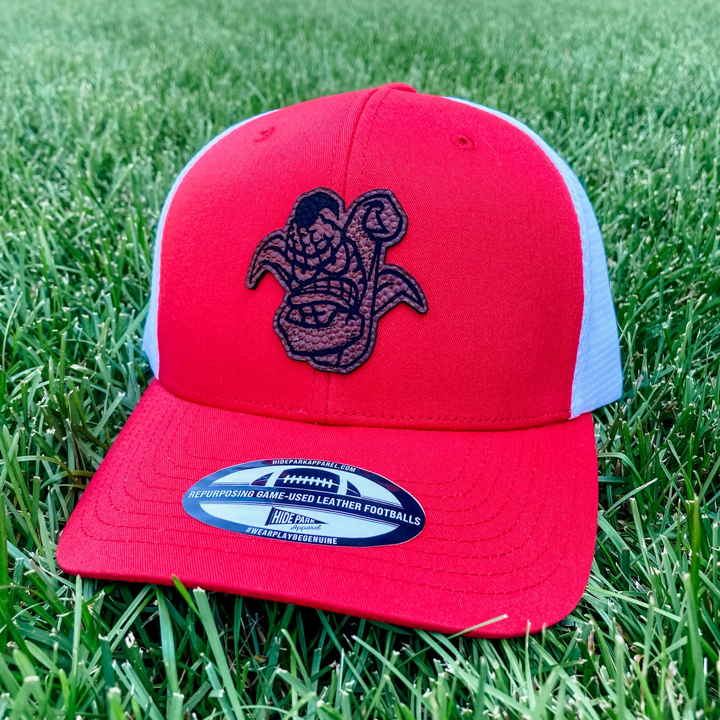The Angry Cob Football Leather Hat