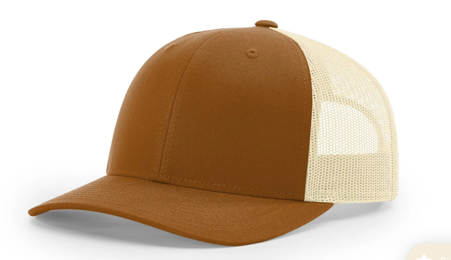 The Kansas Stripe Football Leather Hat