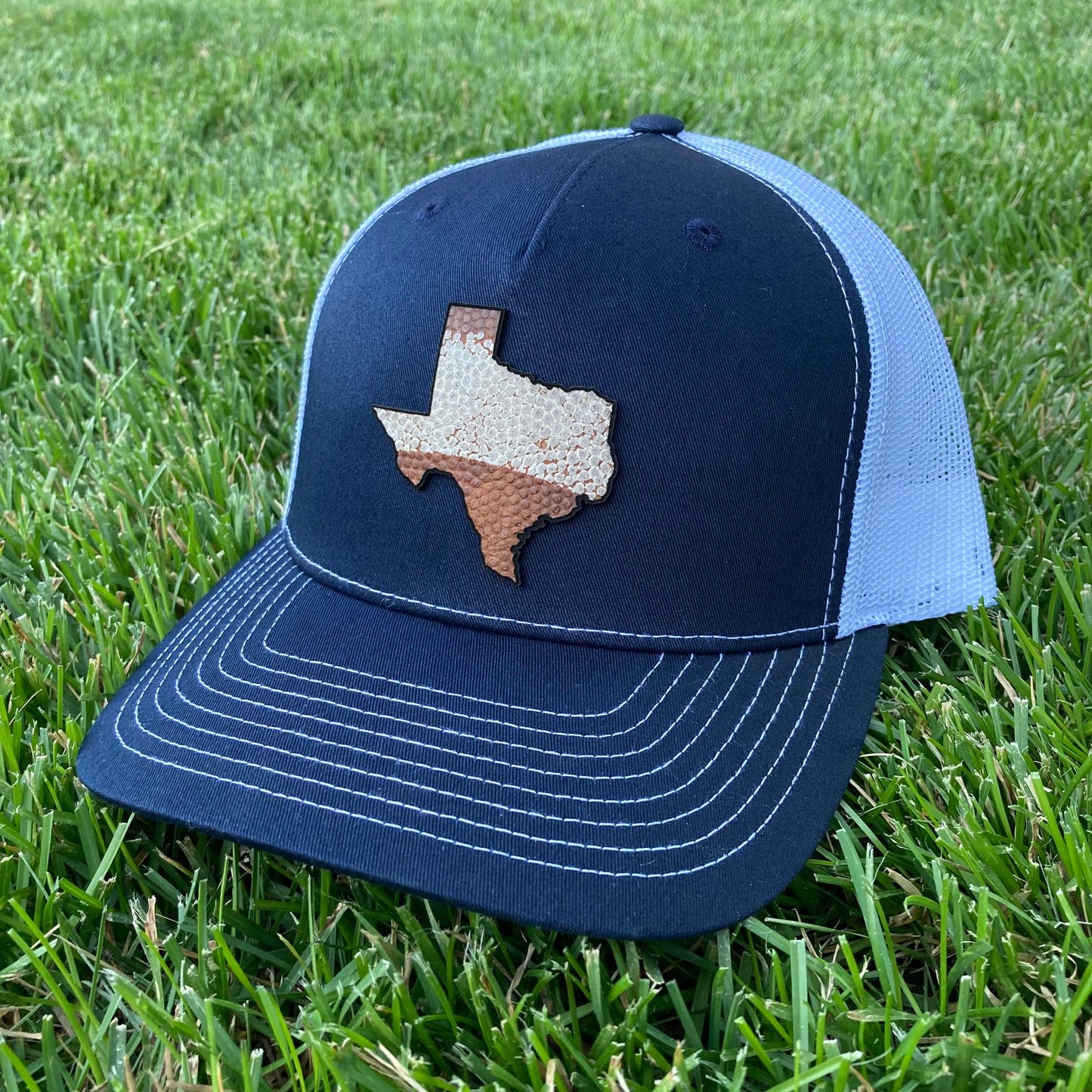 The Lone Stripe State Football Leather Hat