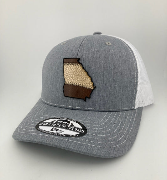 The Georgia Stripe Football Leather Hat