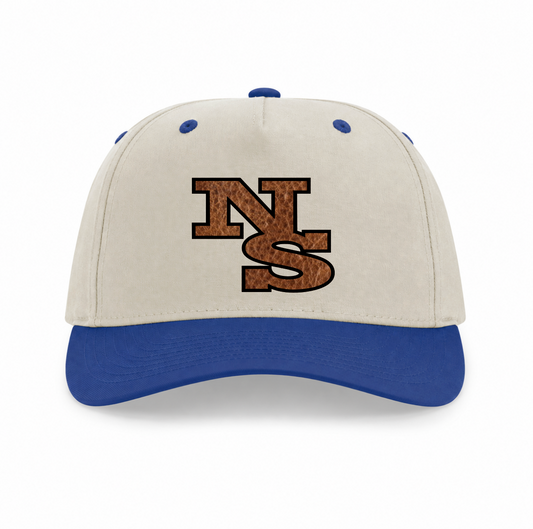 Interlocking NS on Ivory/Blue 2-Tone Cap | Nixon-Smiley