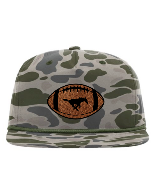Mustang Football on Marsh Duck Camo Roper | Nixon-Smiley