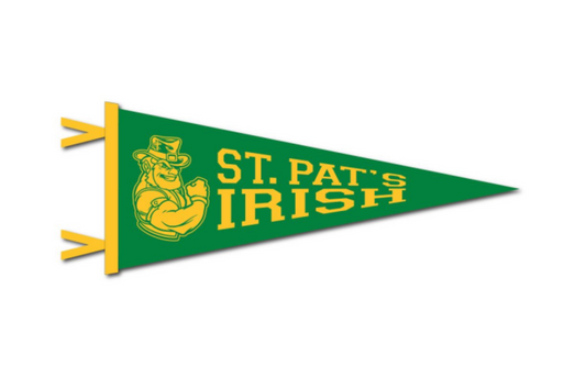 St. Pat's Irish Felt Pennant - 12 x 30